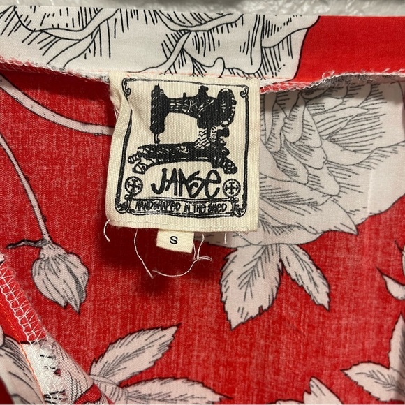 Jaase Anthropologie Floral Asymmetrical Tiered Floral Boho Skirt Size Small - Picture 6 of 6